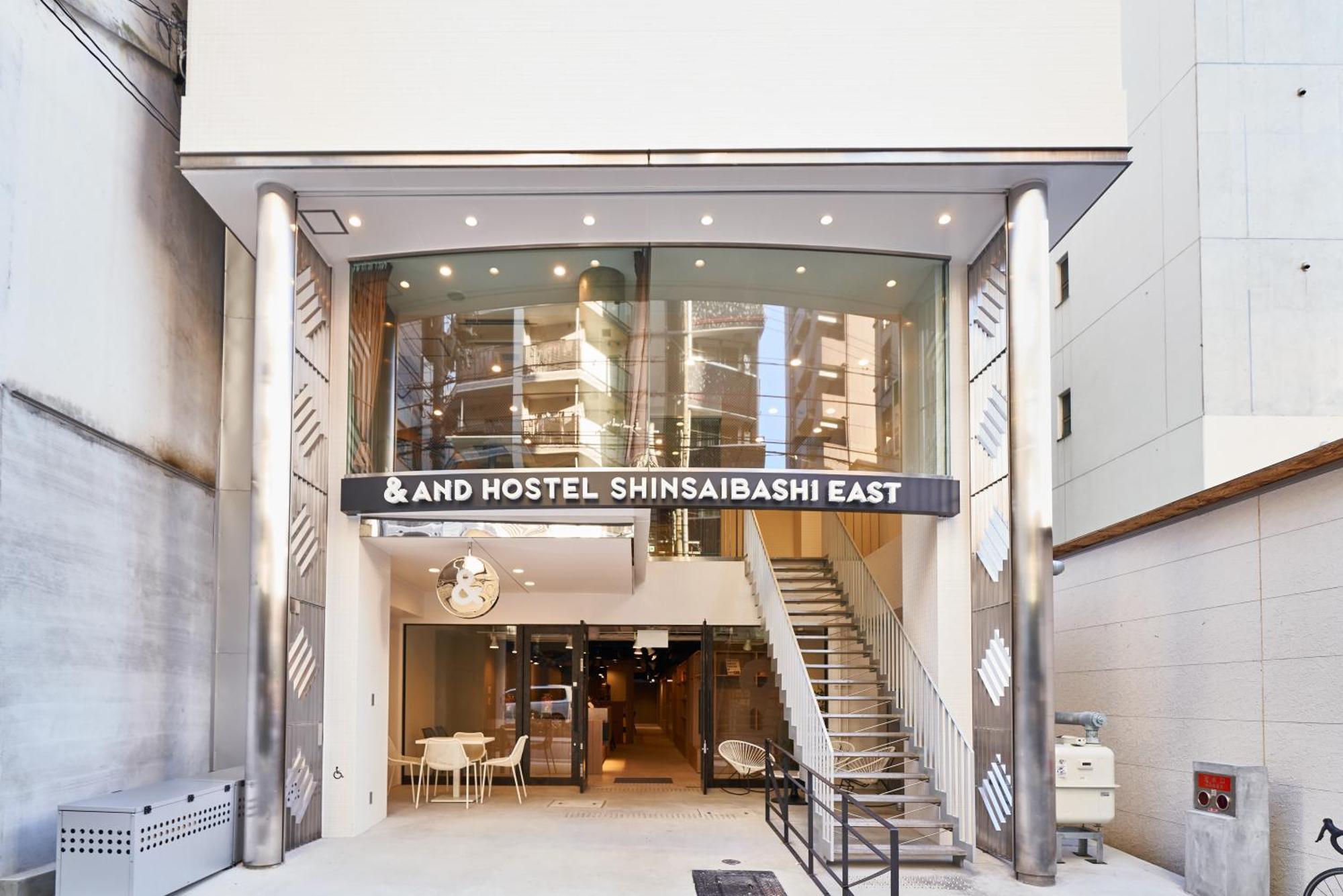 &And Hostel Shinsaibashi East Osaca Exterior foto