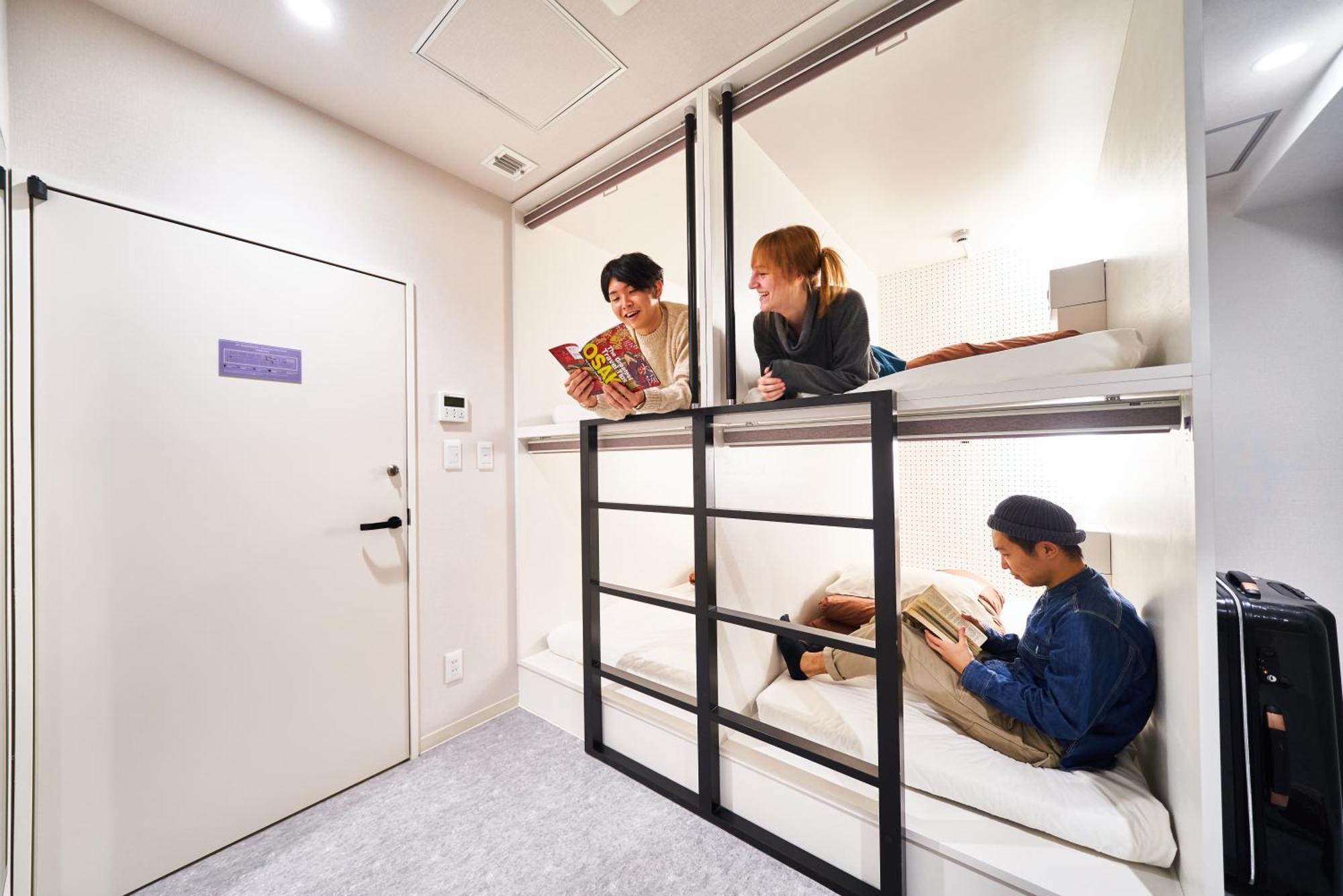 &And Hostel Shinsaibashi East Osaca Exterior foto