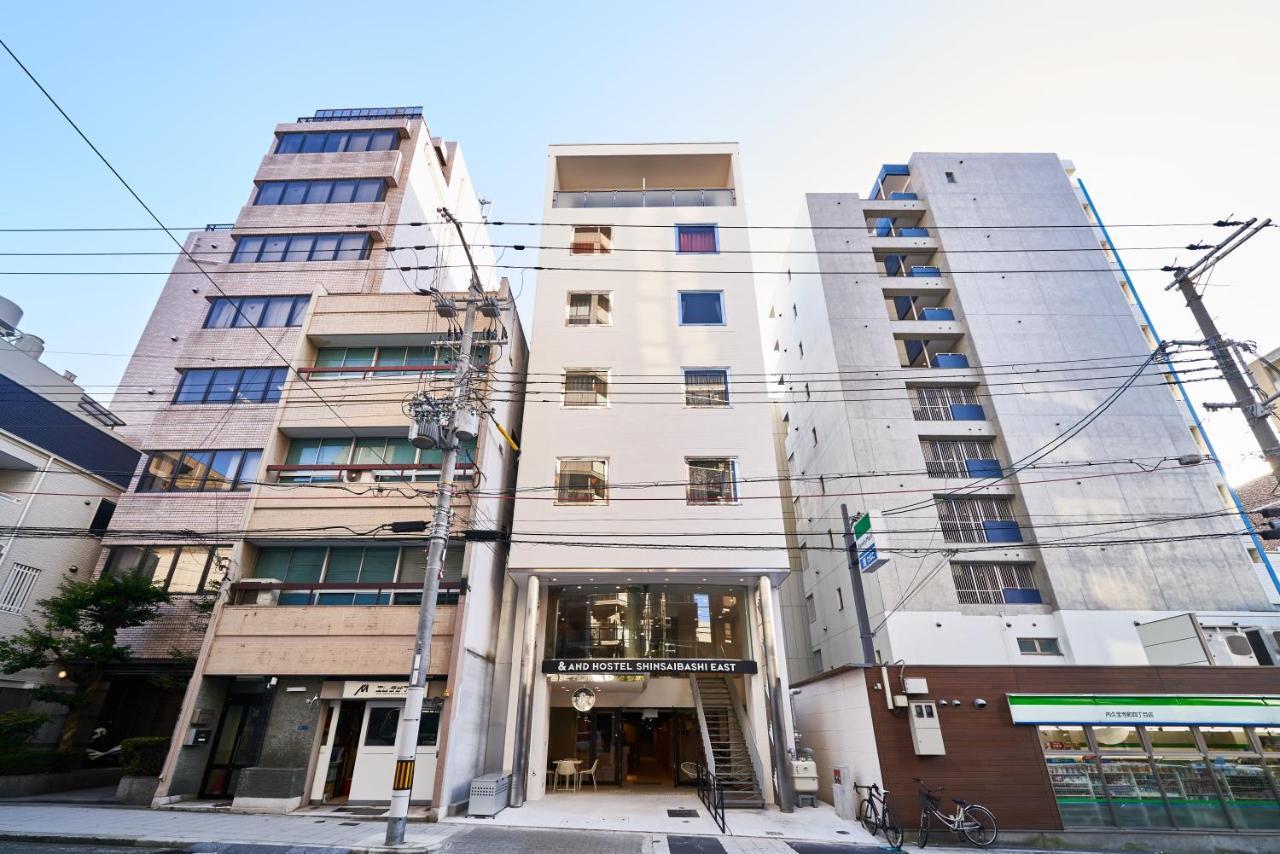 &And Hostel Shinsaibashi East Osaca Exterior foto